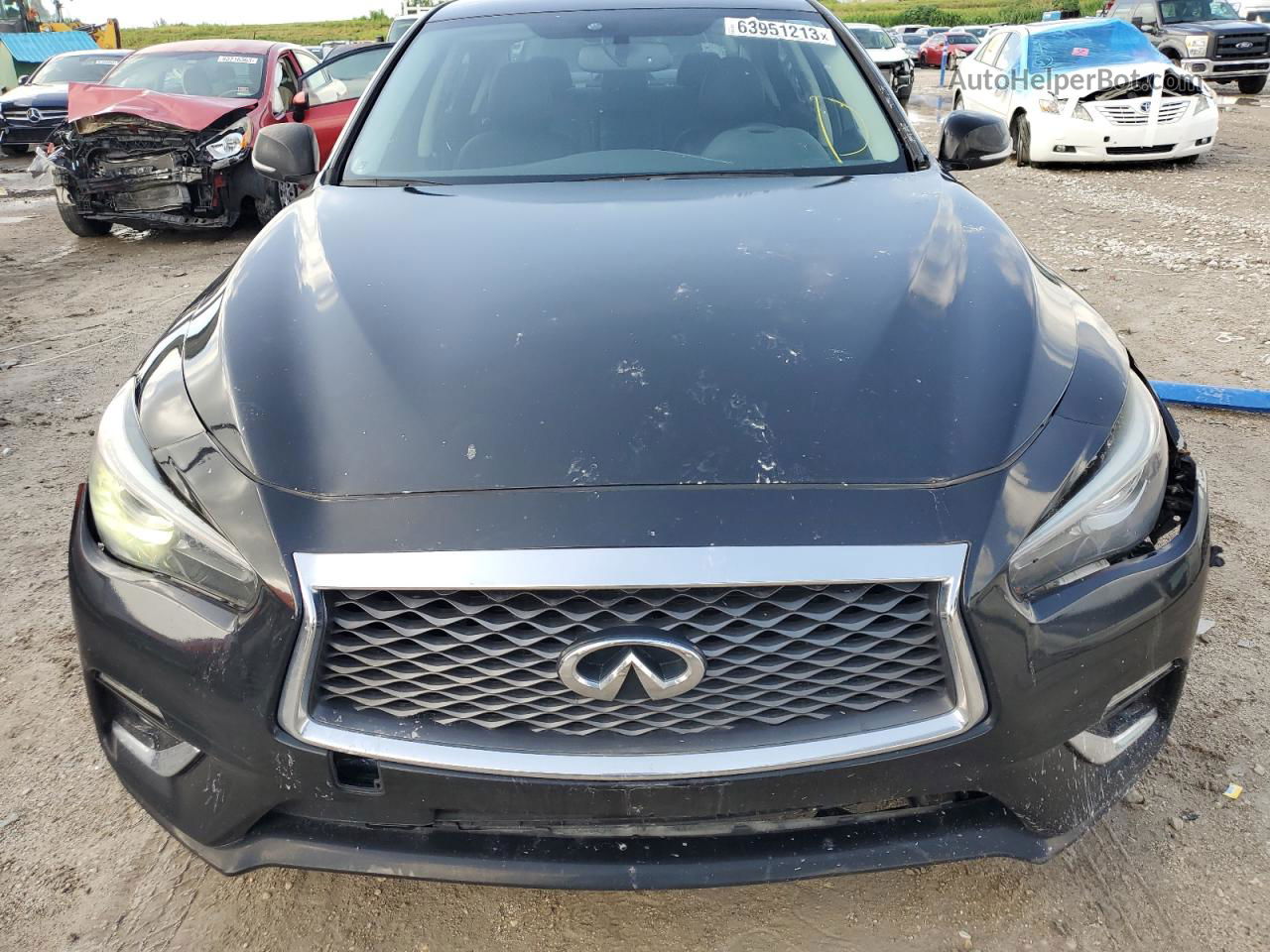 2019 Infiniti Q50 Luxe Black vin: JN1EV7AP4KM514363