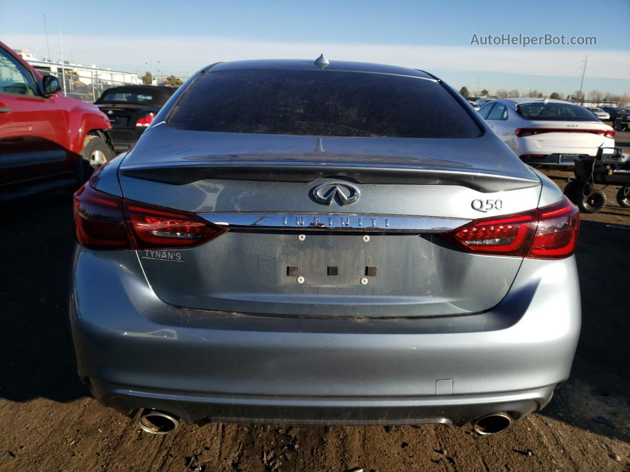 2019 Infiniti Q50 Luxe Silver vin: JN1EV7AP4KM514878