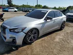 2019 Infiniti Q50 Luxe Silver vin: JN1EV7AP4KM540929