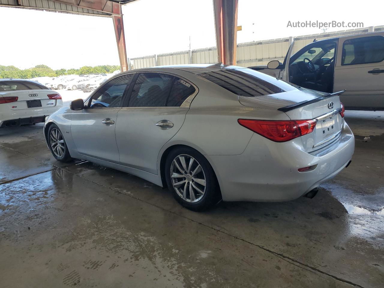 2016 Infiniti Q50 Premium Silver vin: JN1EV7AP5GM301848