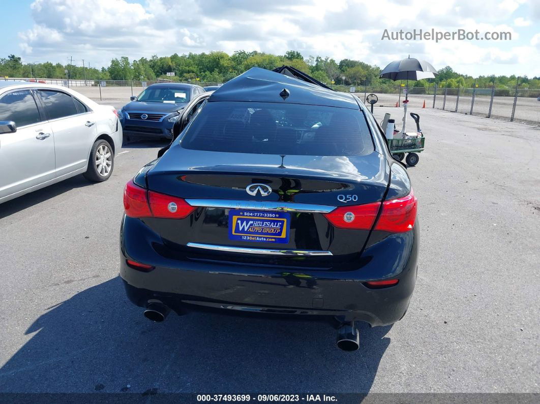 2016 Infiniti Q50 3.0t Premium Черный vin: JN1EV7AP5GM302255