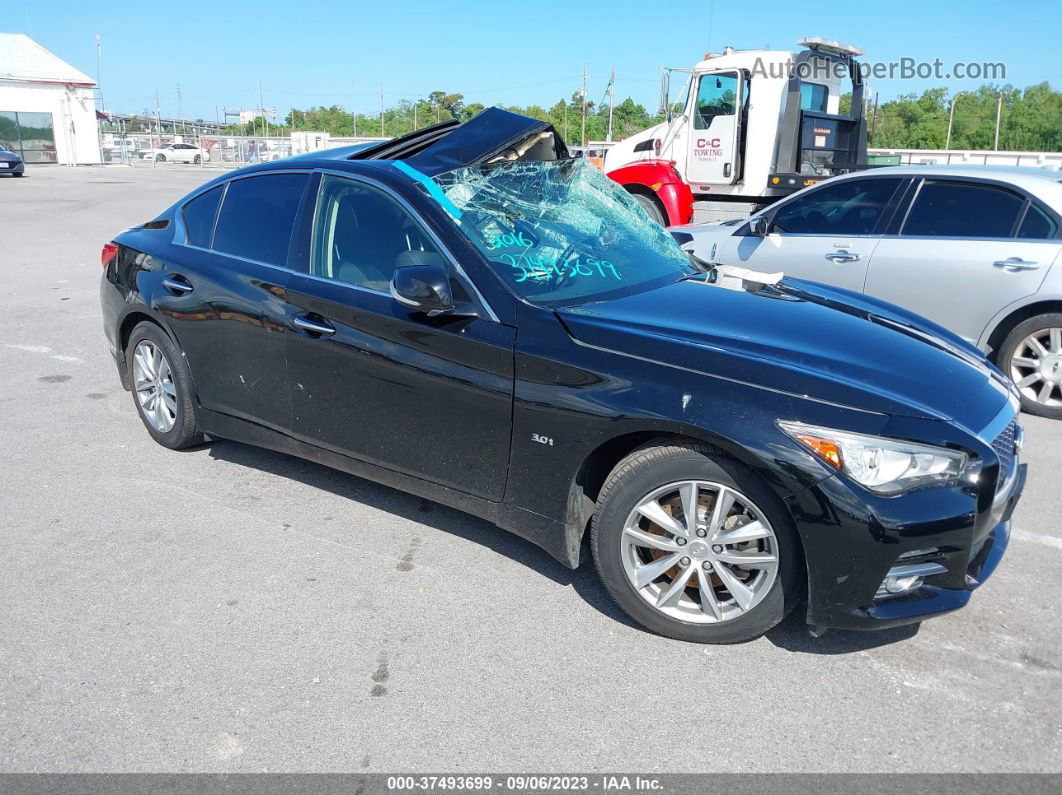 2016 Infiniti Q50 3.0t Premium Black vin: JN1EV7AP5GM302255