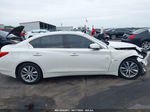 2016 Infiniti Q50 3.0t Premium White vin: JN1EV7AP5GM305351