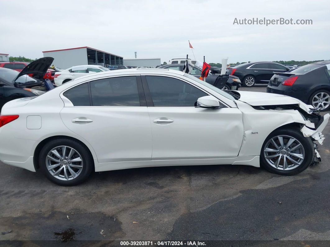 2016 Infiniti Q50 3.0t Premium Белый vin: JN1EV7AP5GM305351