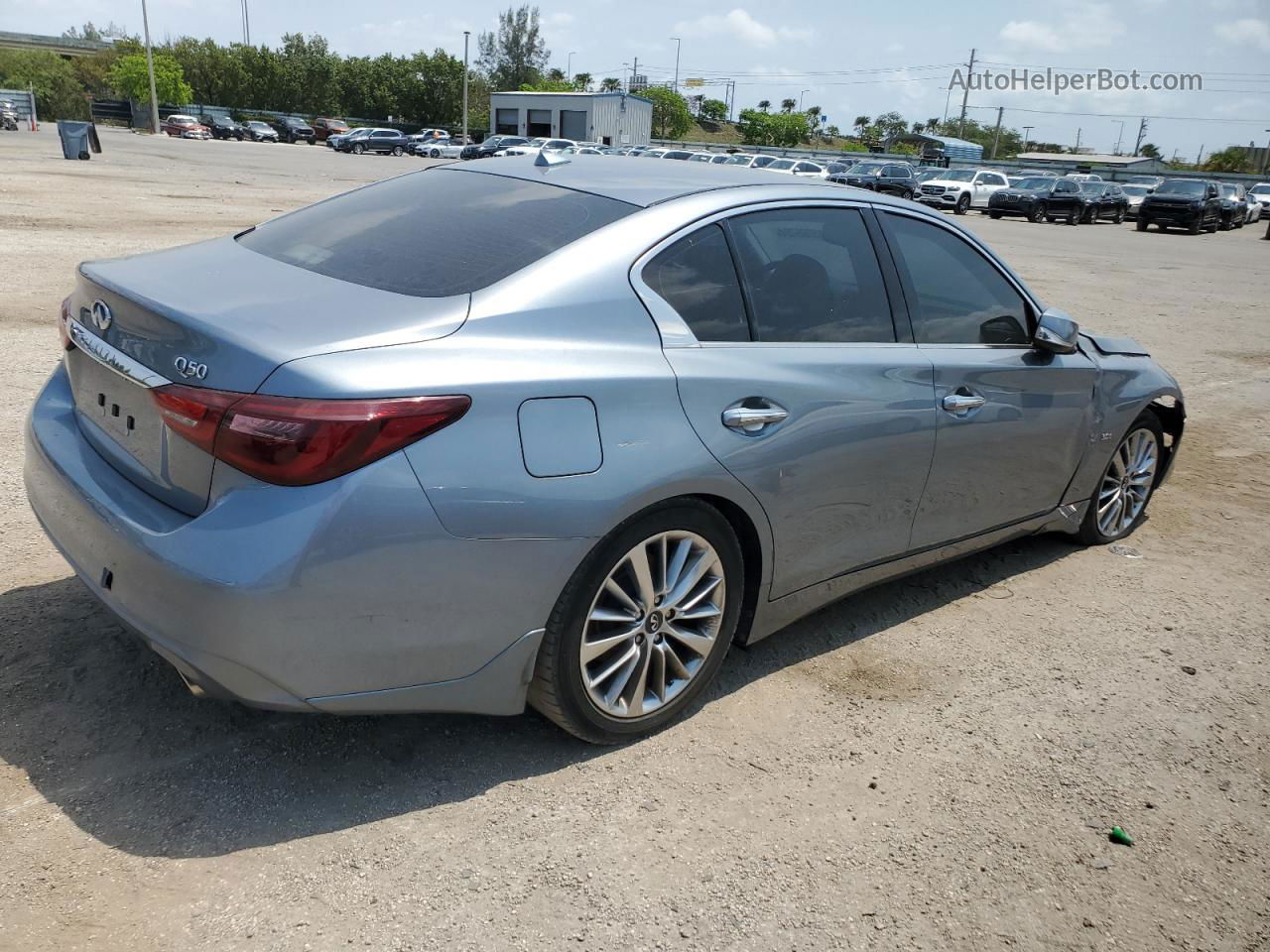 2018 Infiniti Q50 Luxe Gray vin: JN1EV7AP5JM353830