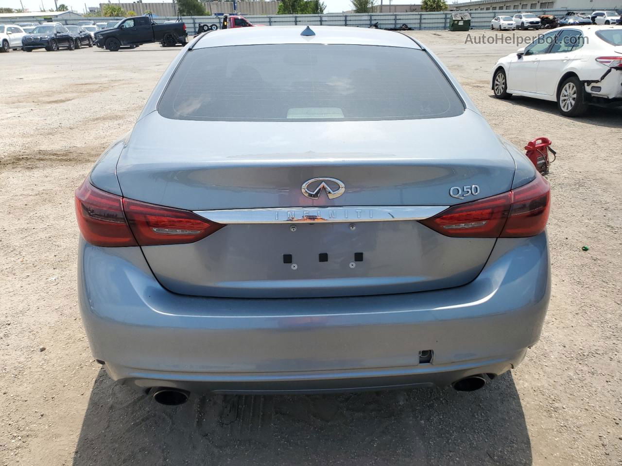 2018 Infiniti Q50 Luxe Gray vin: JN1EV7AP5JM353830