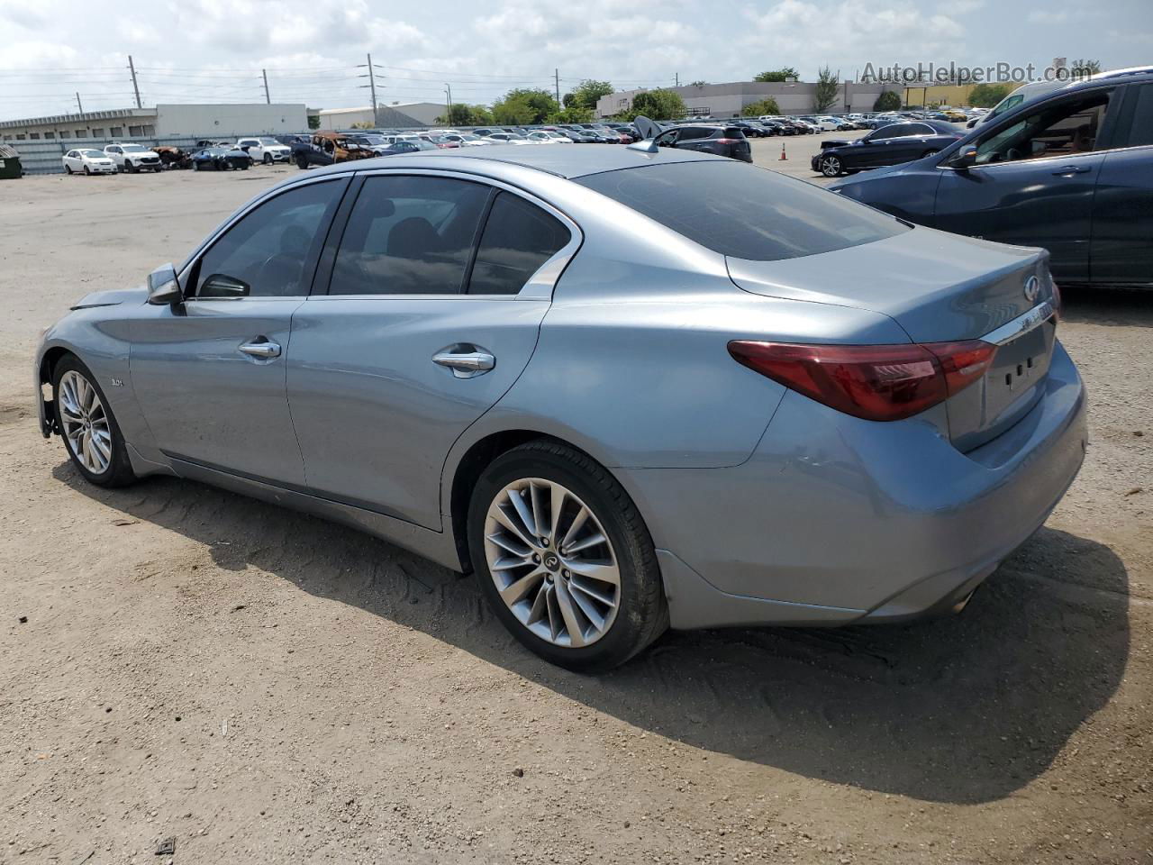 2018 Infiniti Q50 Luxe Gray vin: JN1EV7AP5JM353830