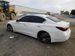 2018 Infiniti Q50 Luxe White vin: JN1EV7AP5JM356744