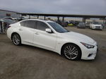 2018 Infiniti Q50 Luxe White vin: JN1EV7AP5JM356744