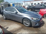 2018 Infiniti Q50 3.0t Luxe Gray vin: JN1EV7AP5JM359451