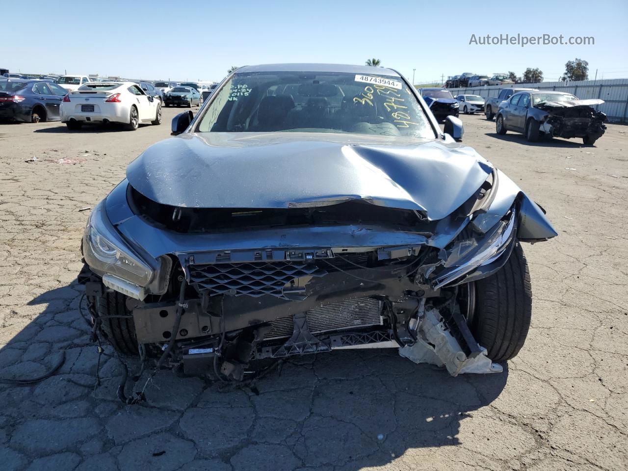 2018 Infiniti Q50 Luxe Silver vin: JN1EV7AP5JM360115