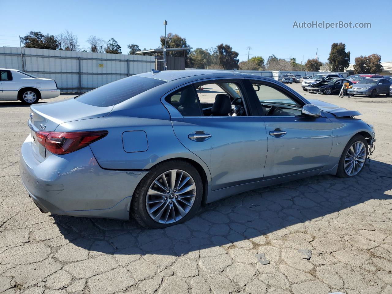 2018 Infiniti Q50 Luxe Silver vin: JN1EV7AP5JM360115