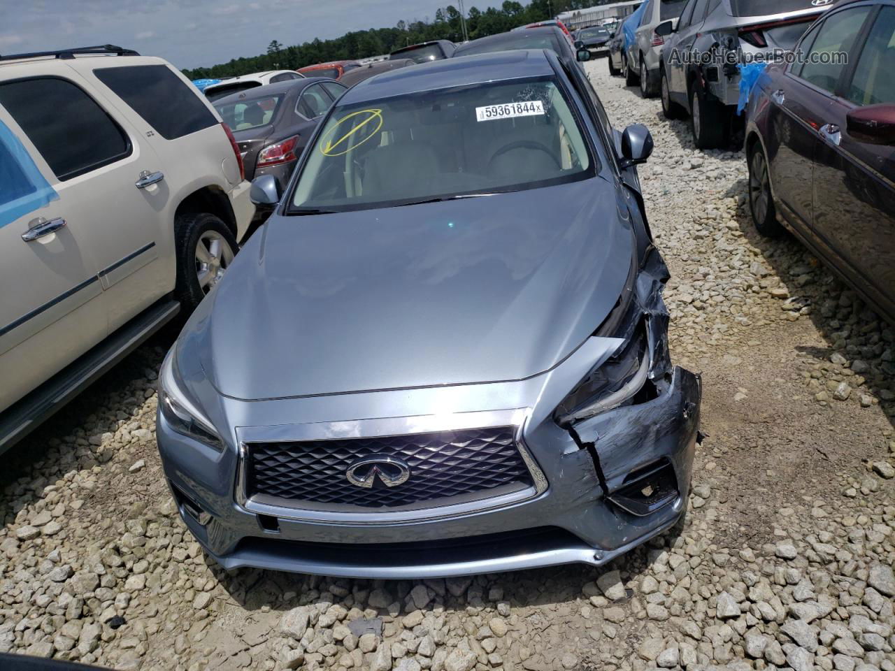 2018 Infiniti Q50 Luxe Blue vin: JN1EV7AP5JM360728