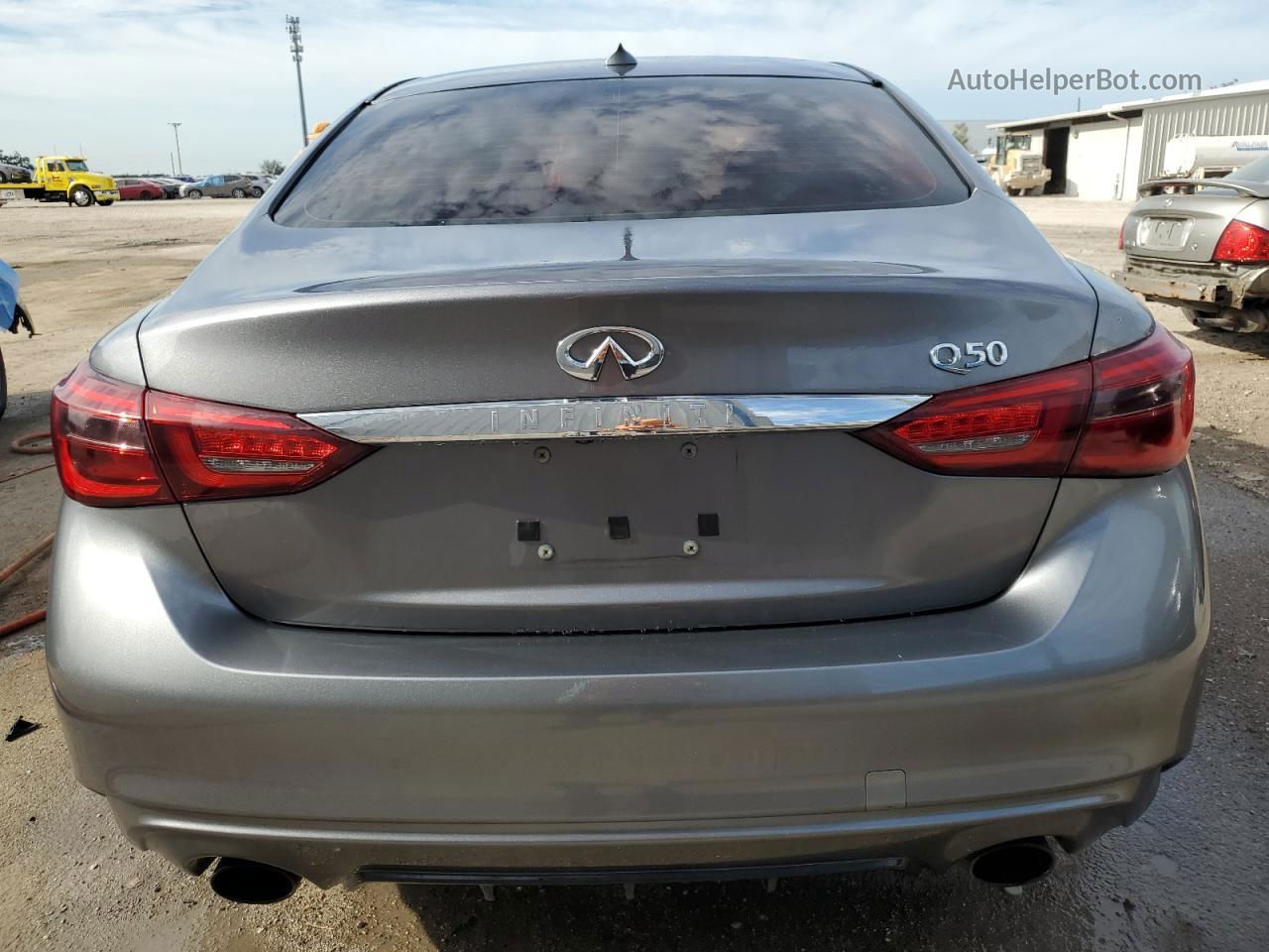 2018 Infiniti Q50 Luxe Серый vin: JN1EV7AP5JM362317