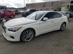 2018 Infiniti Q50 Luxe White vin: JN1EV7AP5JM363225