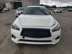 2018 Infiniti Q50 Luxe White vin: JN1EV7AP5JM363225