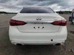 2018 Infiniti Q50 Luxe White vin: JN1EV7AP5JM363225