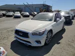 2018 Infiniti Q50 Luxe White vin: JN1EV7AP5JM363399