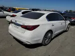 2018 Infiniti Q50 Luxe White vin: JN1EV7AP5JM363399