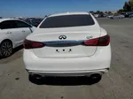 2018 Infiniti Q50 Luxe White vin: JN1EV7AP5JM363399