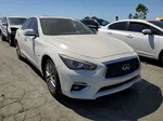 2018 Infiniti Q50 Luxe White vin: JN1EV7AP5JM363399