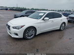 2019 Infiniti Q50 3.0t Luxe Белый vin: JN1EV7AP5KM515229