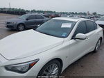 2019 Infiniti Q50 3.0t Luxe White vin: JN1EV7AP5KM515229