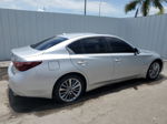 2019 Infiniti Q50 Luxe Silver vin: JN1EV7AP5KM516929