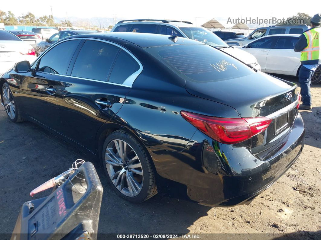 2019 Infiniti Q50 3.0t Sport Black vin: JN1EV7AP5KM517269