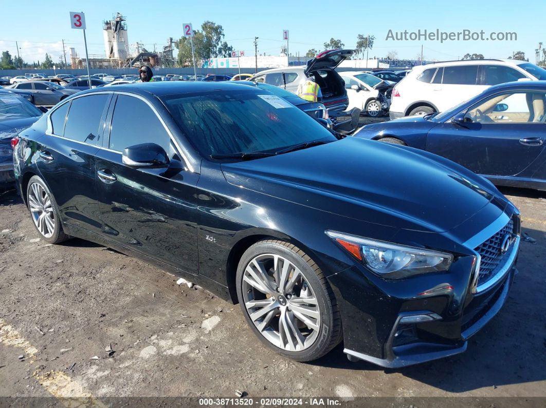 2019 Infiniti Q50 3.0t Sport Black vin: JN1EV7AP5KM517269