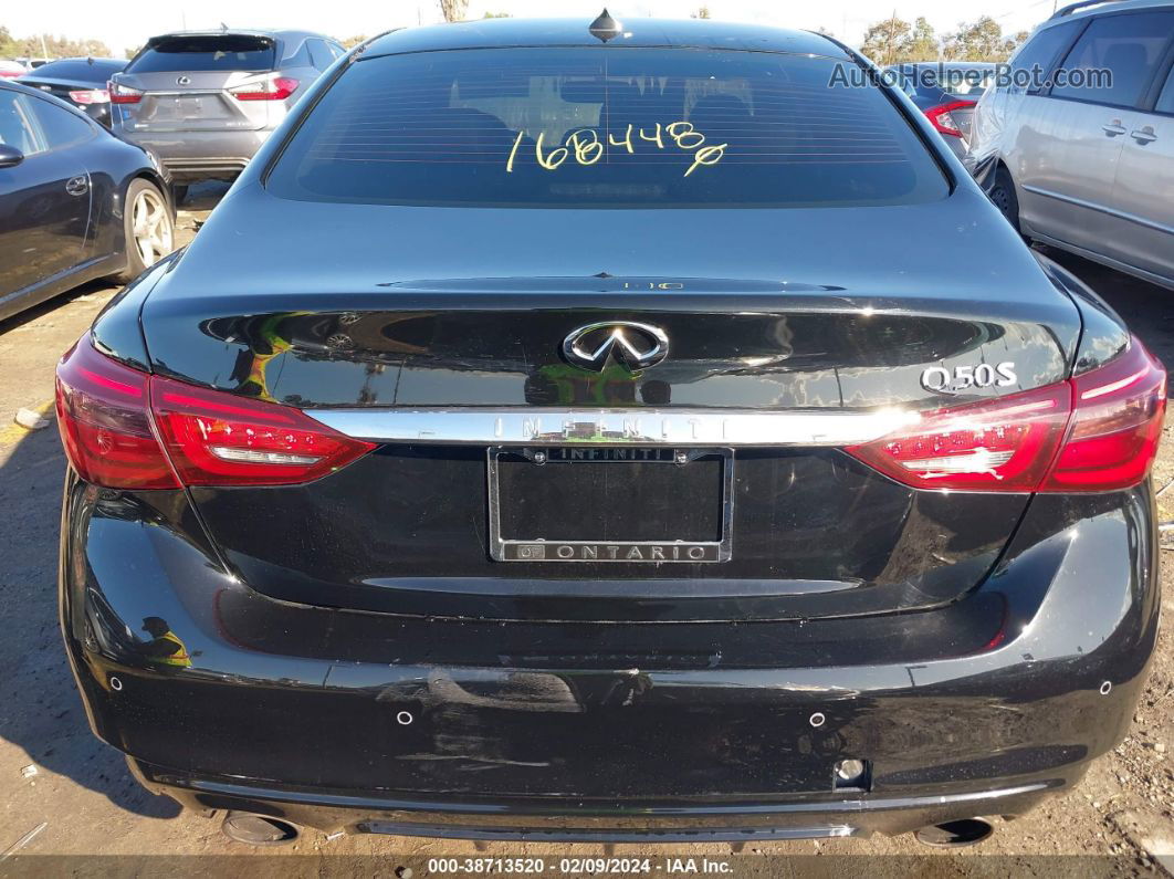 2019 Infiniti Q50 3.0t Sport Черный vin: JN1EV7AP5KM517269