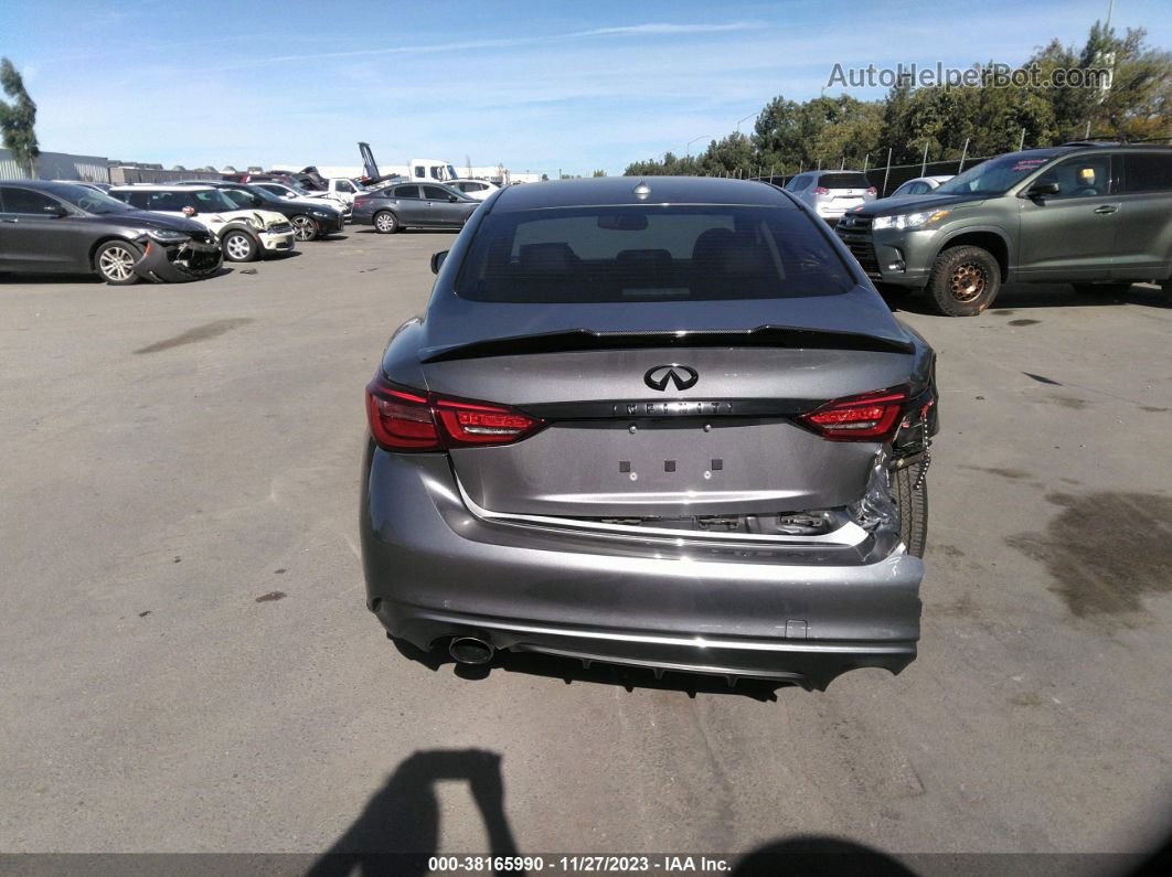 2019 Infiniti Q50 3.0t Luxe Gray vin: JN1EV7AP5KM518499