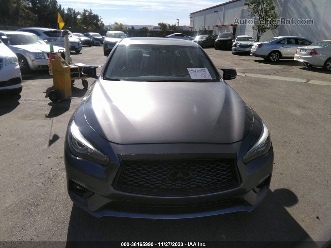 2019 Infiniti Q50 3.0t Luxe Gray vin: JN1EV7AP5KM518499