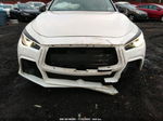 2019 Infiniti Q50 3.0t Luxe White vin: JN1EV7AP5KM542026