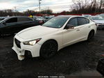 2019 Infiniti Q50 3.0t Luxe White vin: JN1EV7AP5KM542026