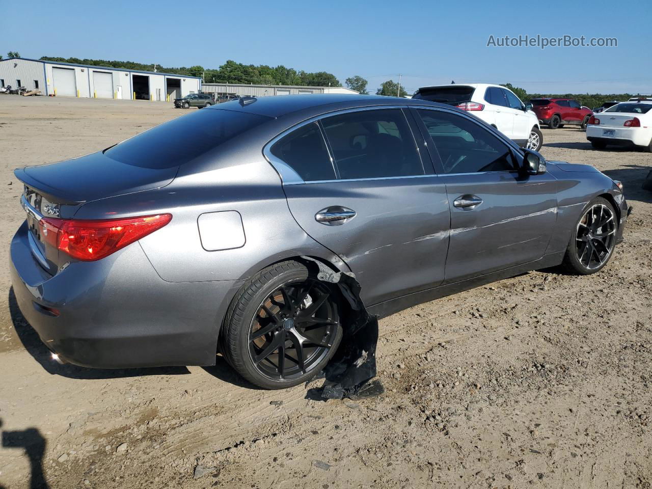 2016 Infiniti Q50 Premium Угольный vin: JN1EV7AP6GM301664