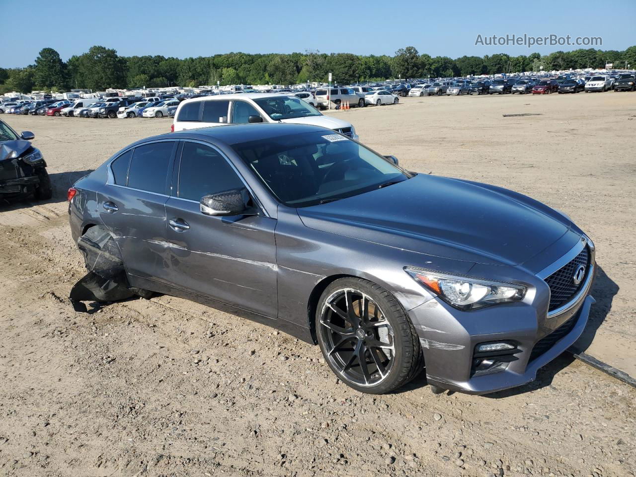 2016 Infiniti Q50 Premium Угольный vin: JN1EV7AP6GM301664