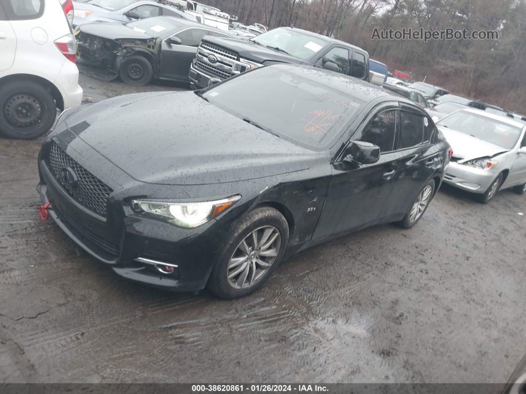 2016 Infiniti Q50 3.0t Premium Black vin: JN1EV7AP6GM304189