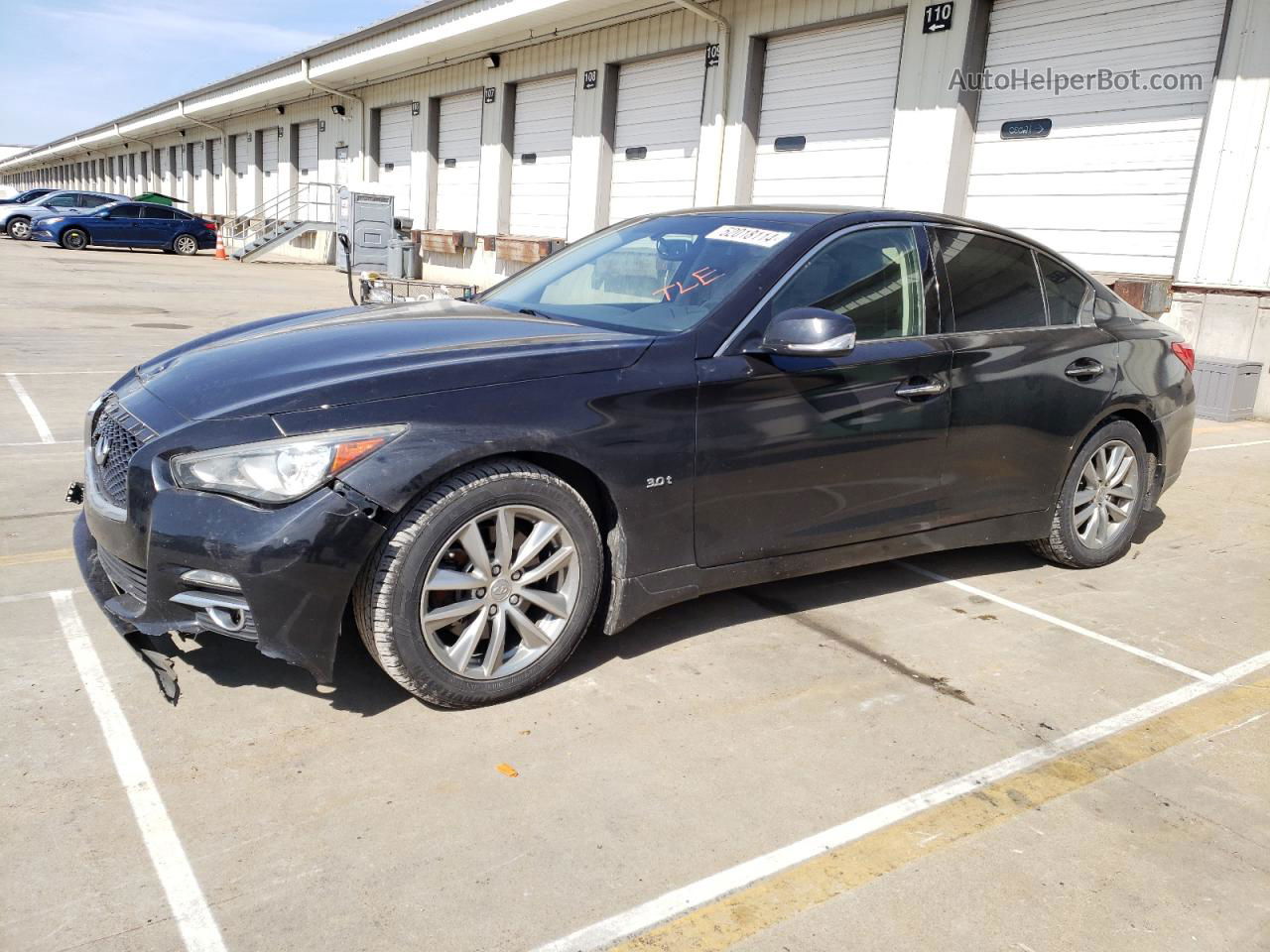 2016 Infiniti Q50 Premium Black vin: JN1EV7AP6GM306413