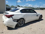 2018 Infiniti Q50 Luxe White vin: JN1EV7AP6JM365937