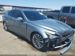 2018 Infiniti Q50 3.0t Luxe Light Blue vin: JN1EV7AP6JM590293