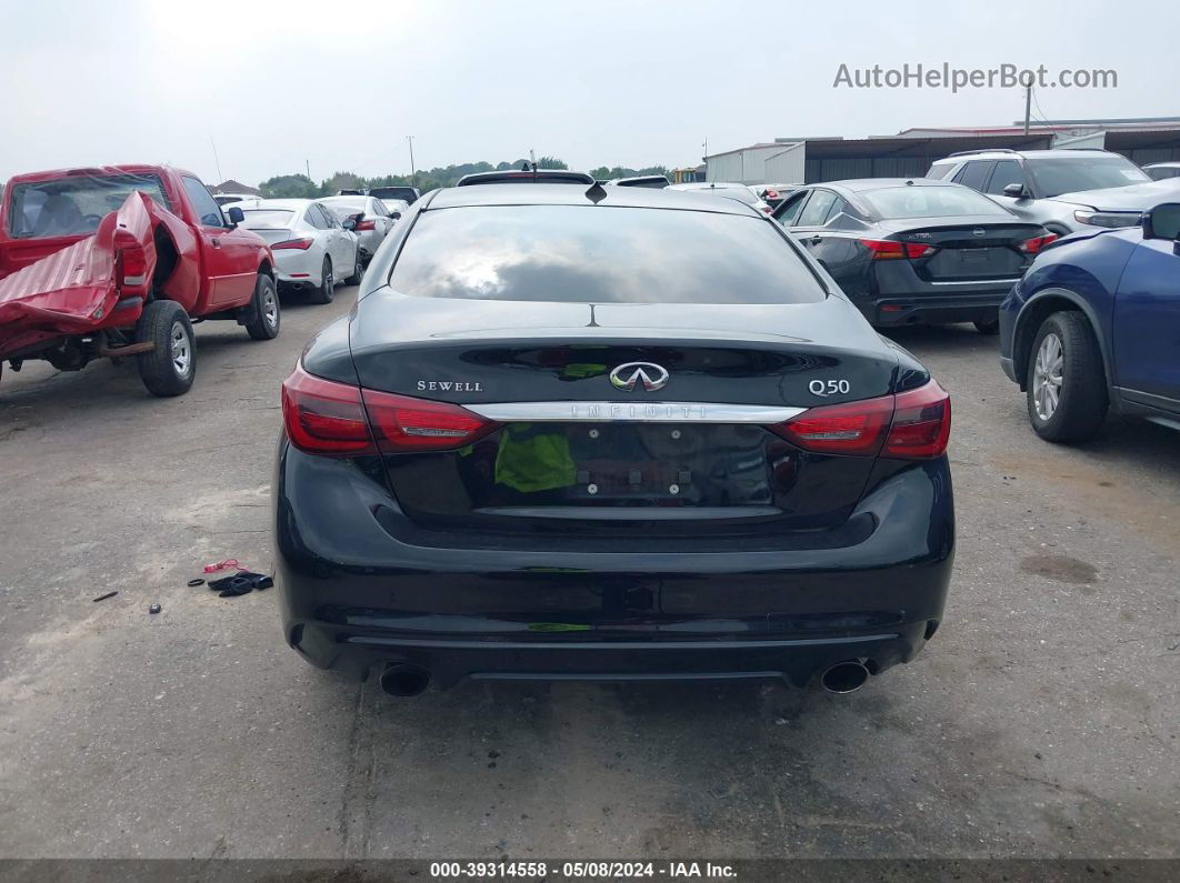 2018 Infiniti Q50 3.0t Luxe Black vin: JN1EV7AP6JM592268