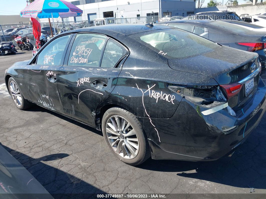 2019 Infiniti Q50 3.0t Luxe Black vin: JN1EV7AP6KM510010