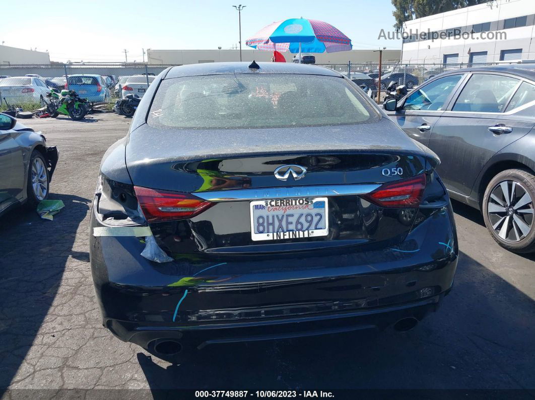 2019 Infiniti Q50 3.0t Luxe Black vin: JN1EV7AP6KM510010