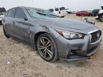 2019 Infiniti Q50 Luxe Серый vin: JN1EV7AP6KM540639