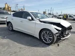 2019 Infiniti Q50 Luxe White vin: JN1EV7AP6KM543704