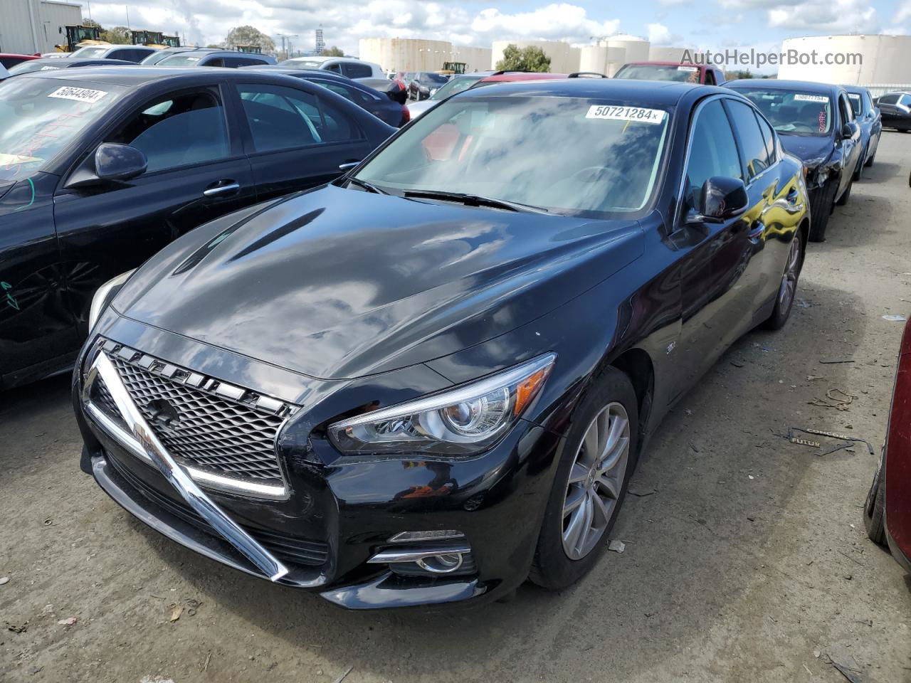 2016 Infiniti Q50 Premium Black vin: JN1EV7AP7GM300748