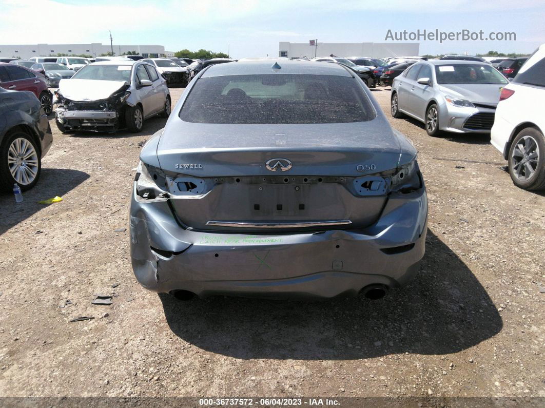 2016 Infiniti Q50 3.0t Premium Синий vin: JN1EV7AP7GM300846