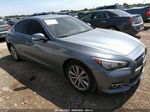 2016 Infiniti Q50 3.0t Premium Синий vin: JN1EV7AP7GM300846