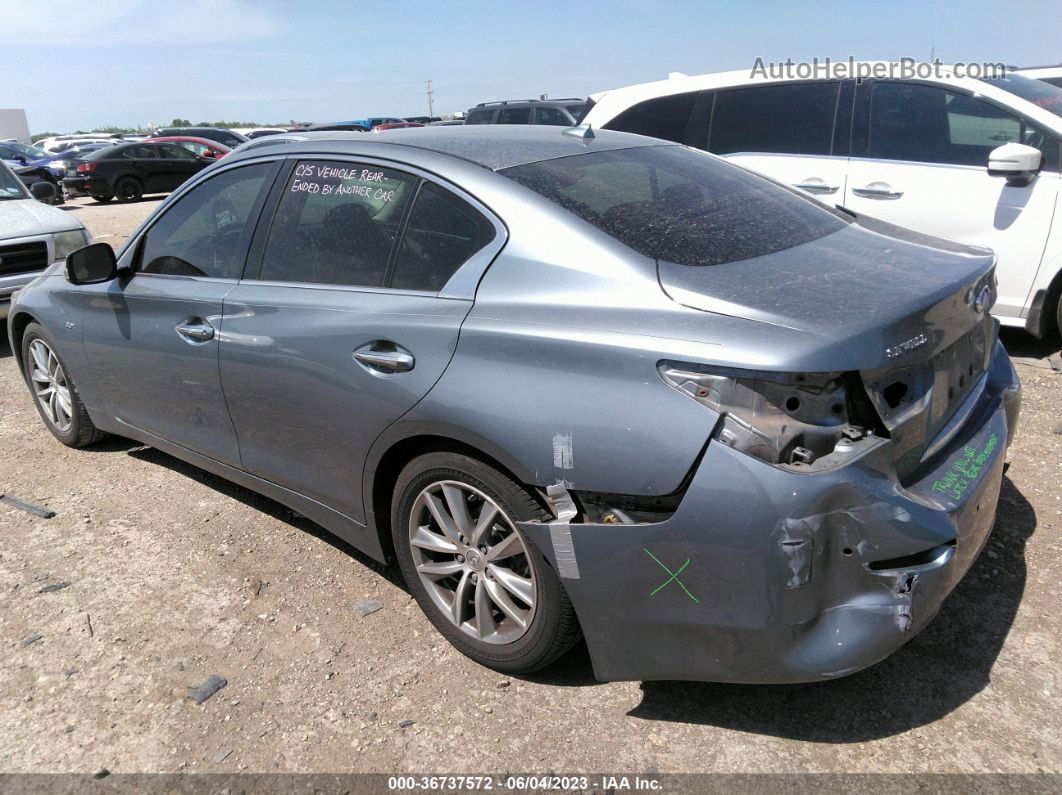 2016 Infiniti Q50 3.0t Premium Blue vin: JN1EV7AP7GM300846